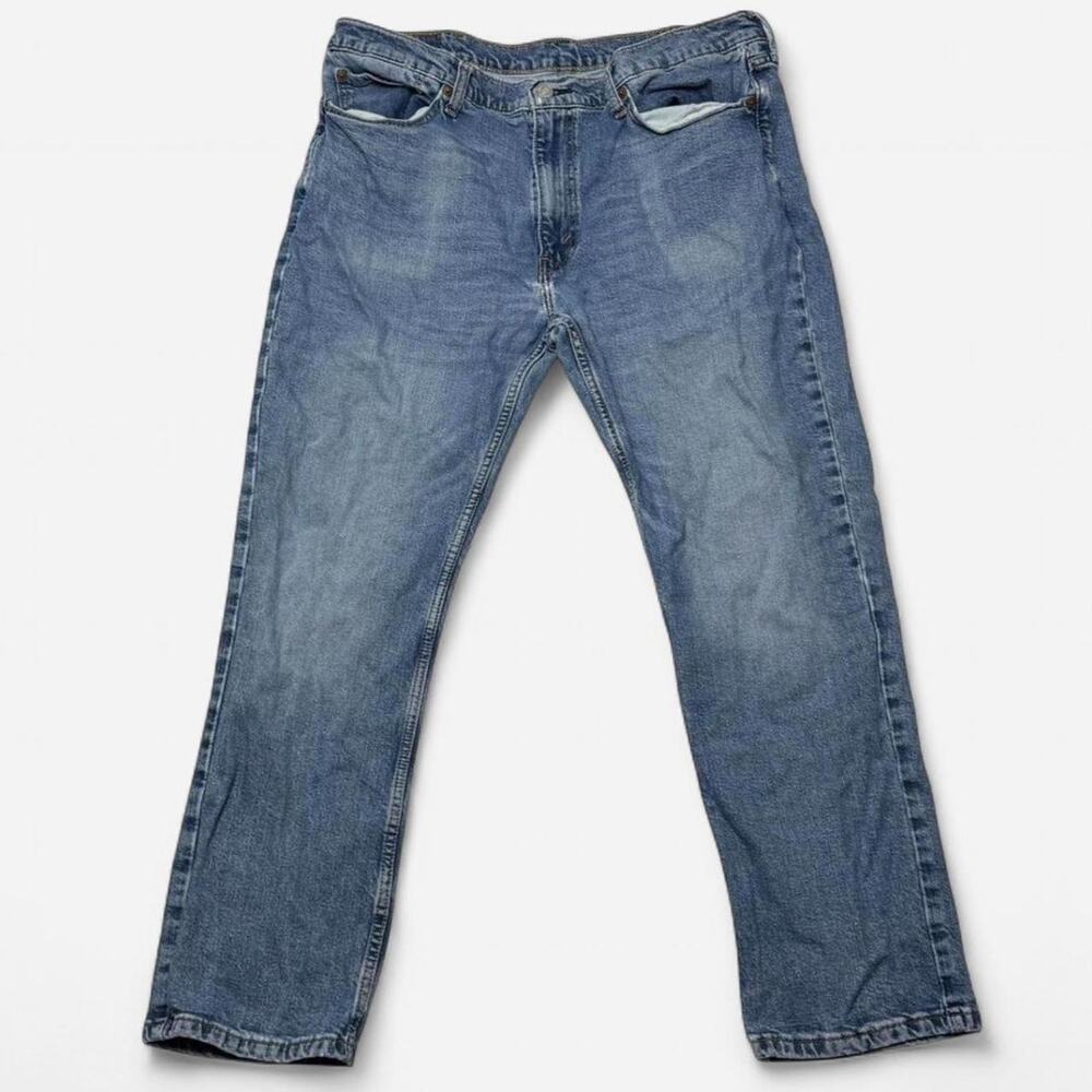 Levi’s 514 Straight Fit Jeans Men’s 38x30 Blue Medium Wash Denim Red Tab
